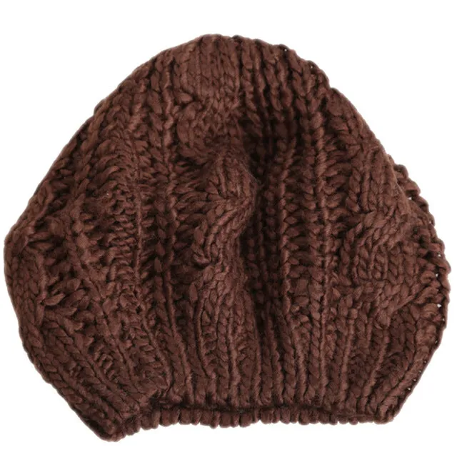 2017 New Fashion Twisted Girl Beret Knitted Hat Keep Warm Cap Multicolor   -MX8