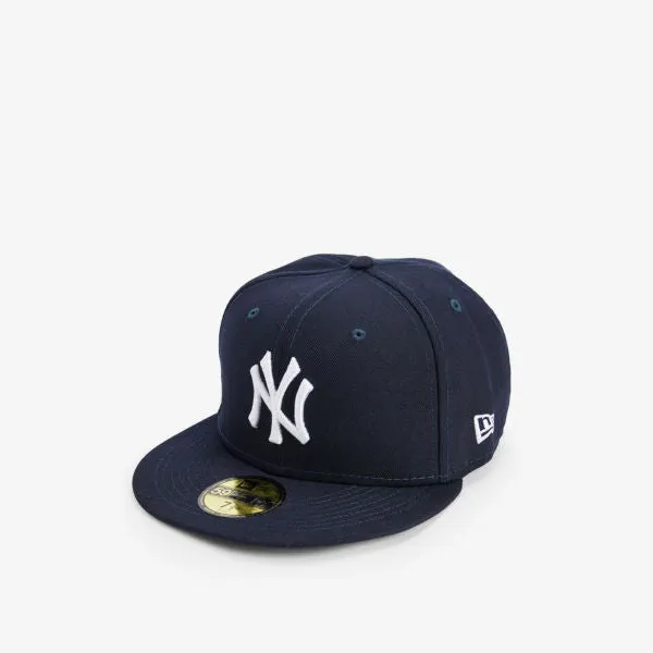 59FIFTY New York Yankees New Era Embroidered Woven Baseball Cap, Navy