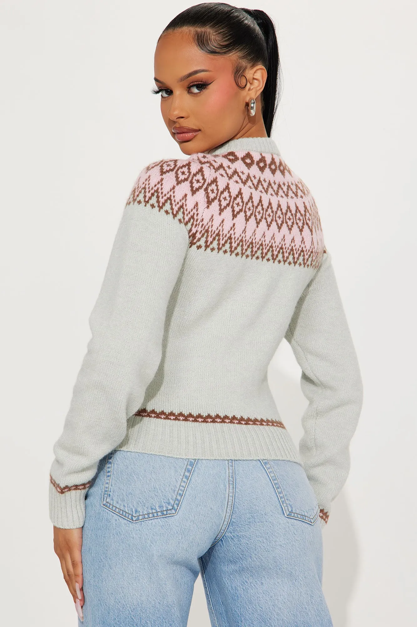 Always Sweater Weather Sweater - Grey/combo
