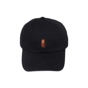 BAPE Cap with one insertion point Ape Head, black