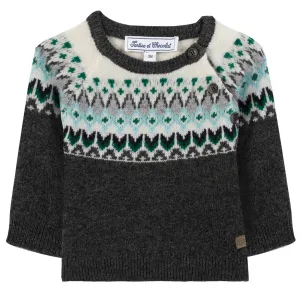 Fair Isle Baby Sweater