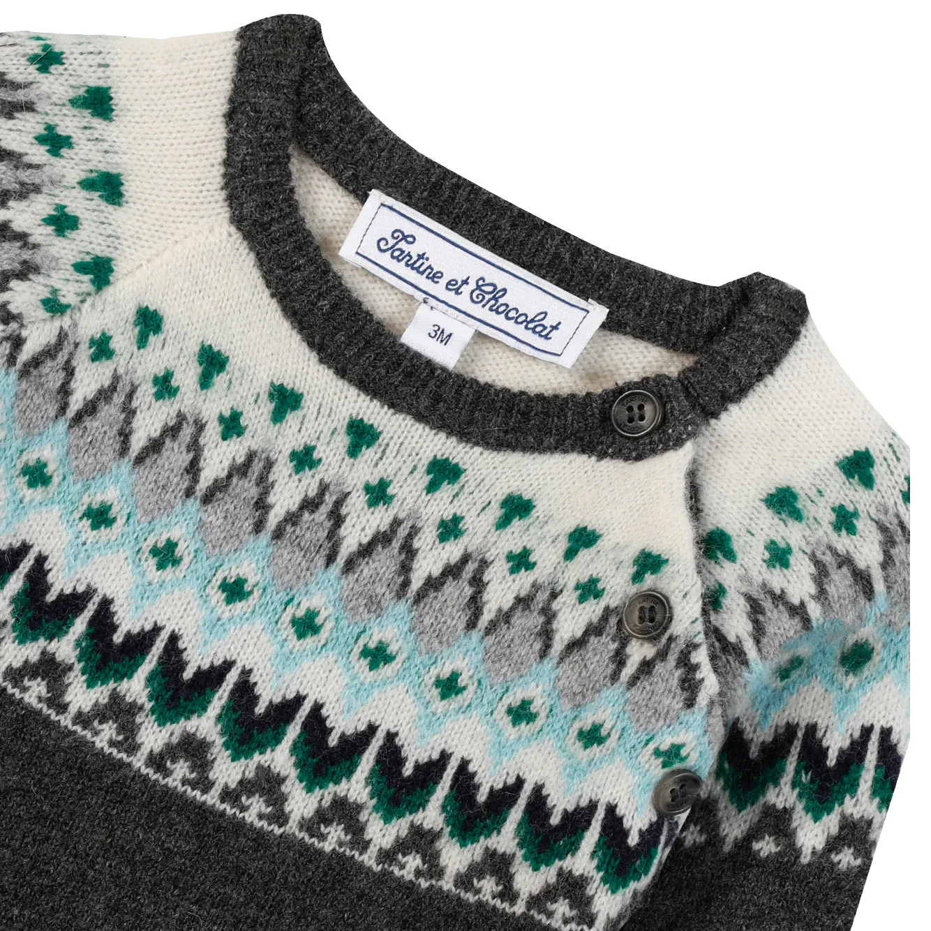 Fair Isle Baby Sweater