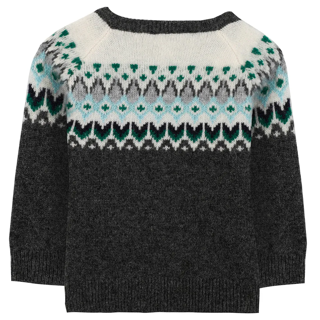 Fair Isle Baby Sweater