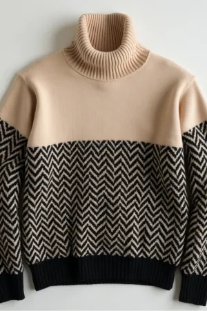 Herringbone Luxe Sweater