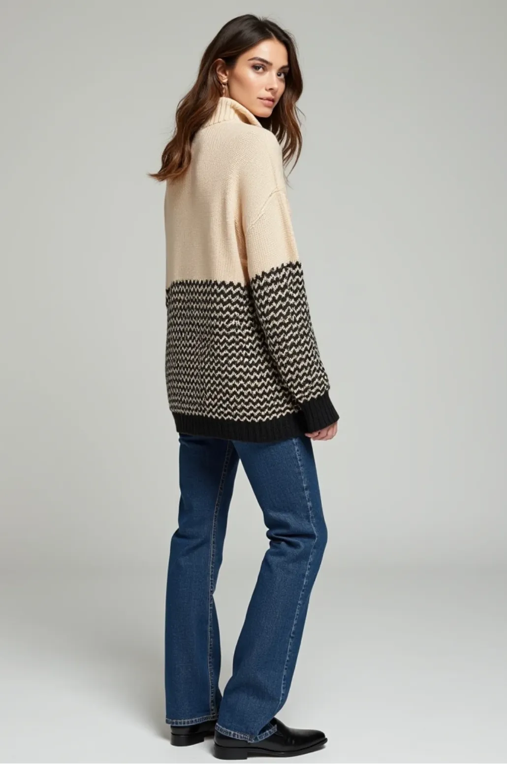 Herringbone Luxe Sweater