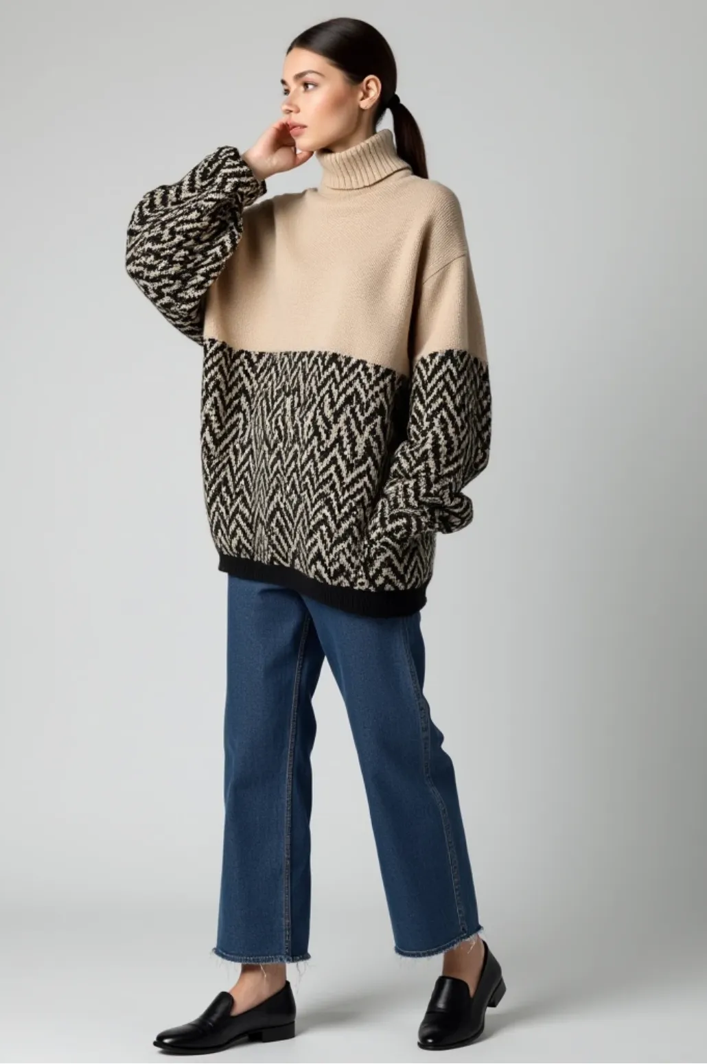 Herringbone Luxe Sweater
