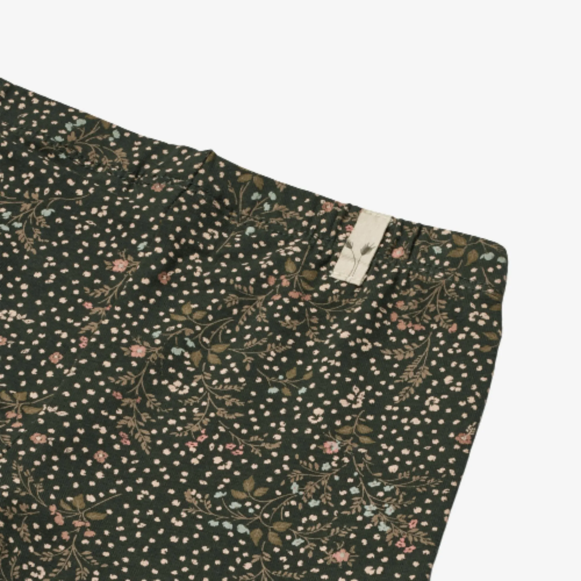 Jersey Leggings Jules - black coal small flowers
