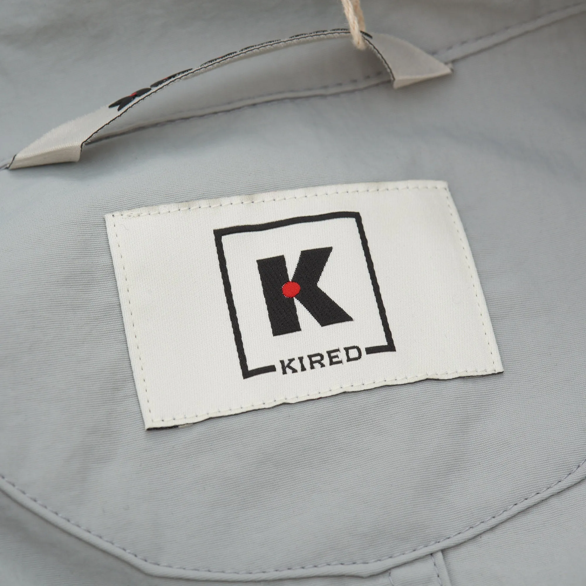 KITON KIRED Gray Super Stretch Fabric DB Unlined Pea Coat EU 48 US S