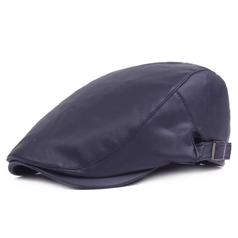 Leather Vintage Beret