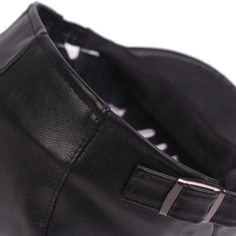 Leather Vintage Beret
