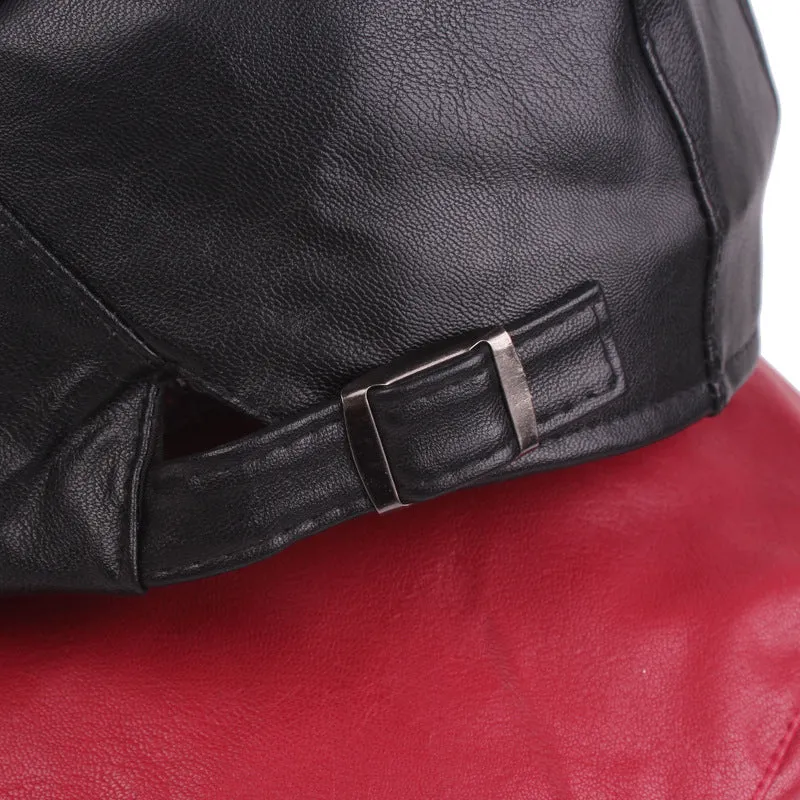 Leather Vintage Beret