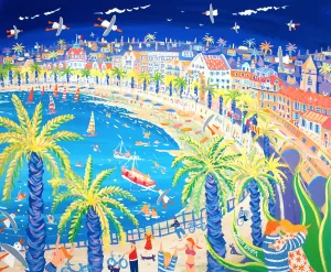 Limited Edition French Print by John Dyer. 'French Kiss, Nice'.