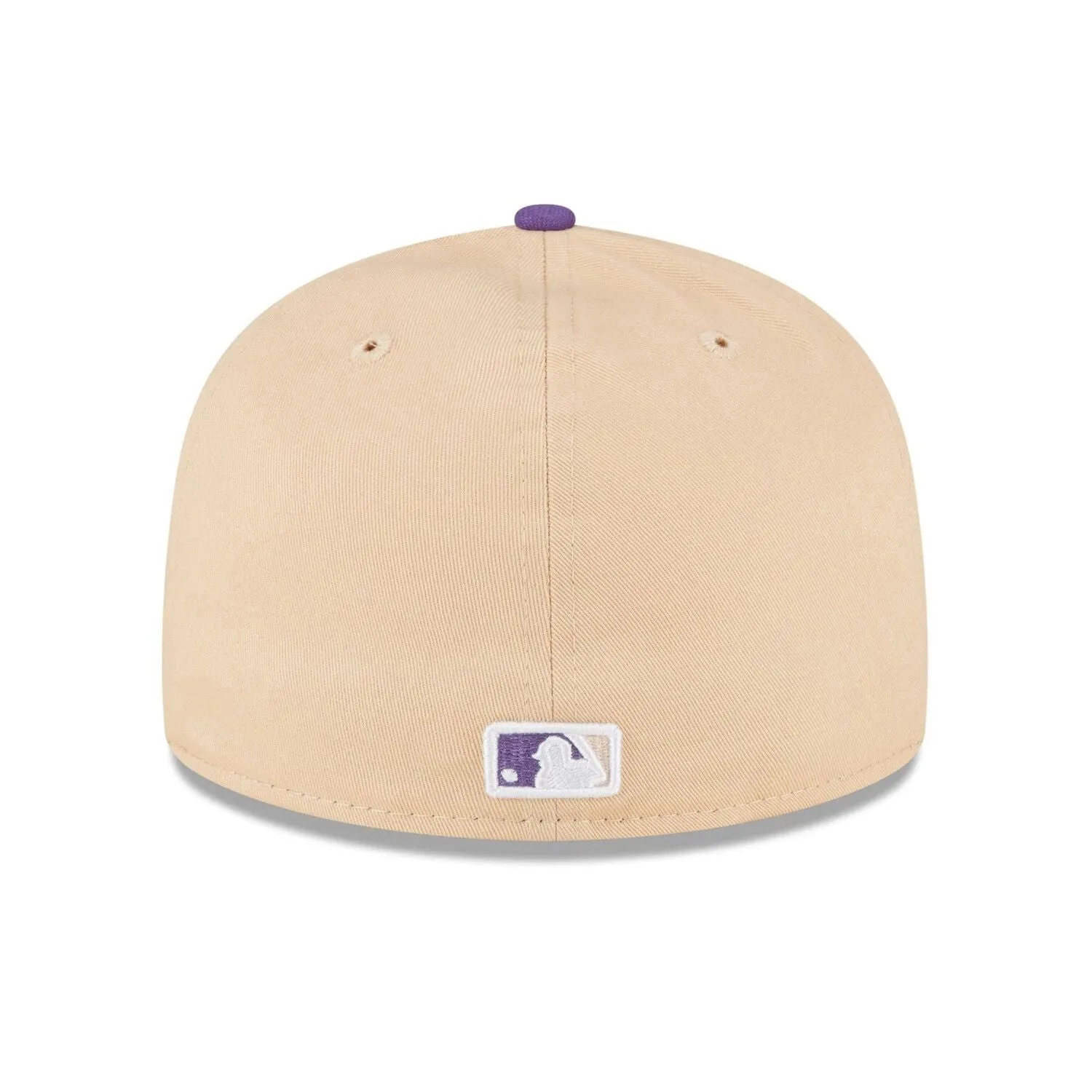 Men's New Era Peach Purple Los Angeles Dodgers World Series 1988 Baseball Cap with Side Patch 59FIFTY .
