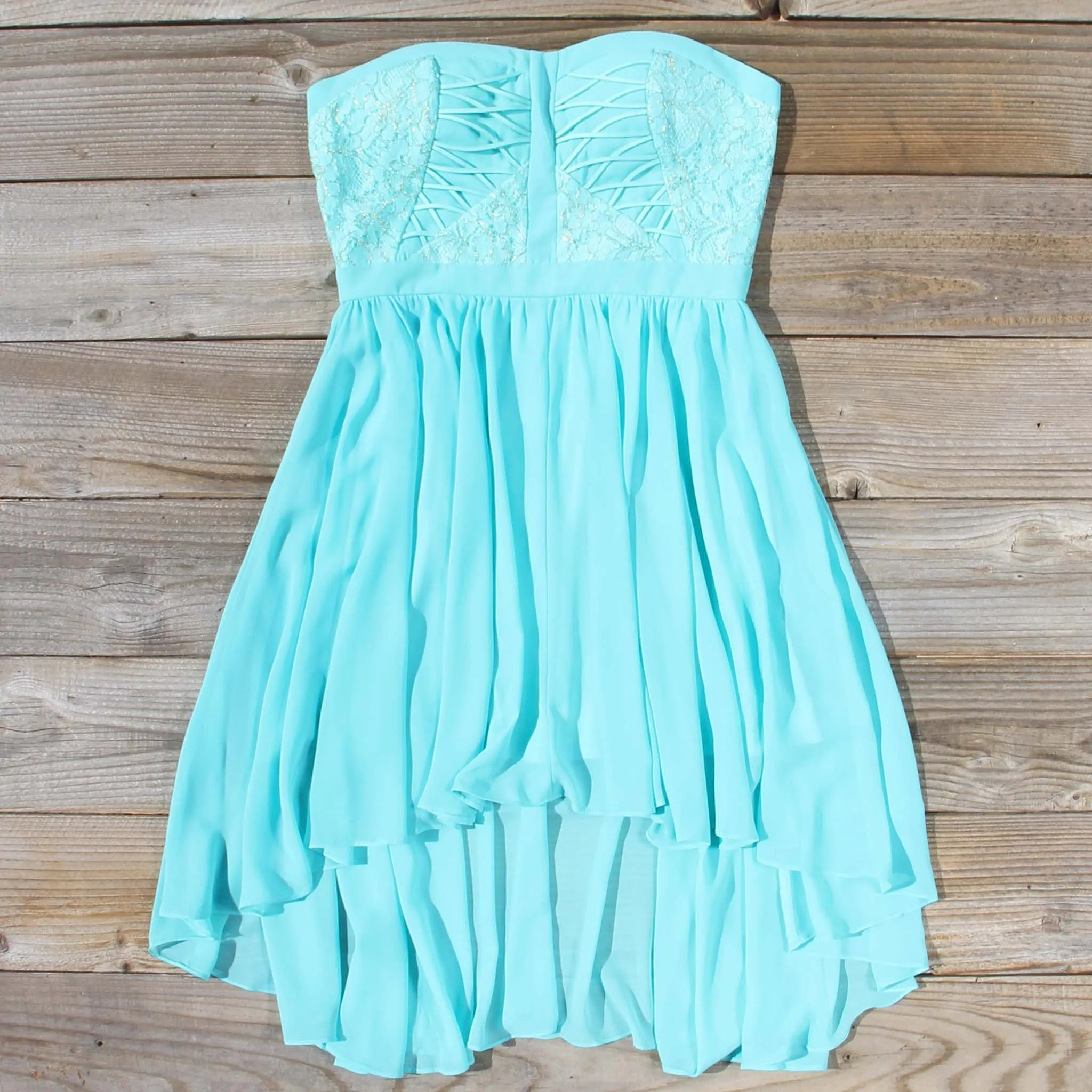 Moonlit Isle Dress in Mint