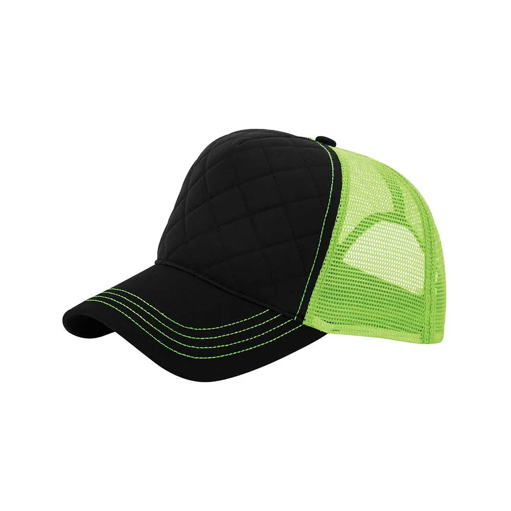 Quilted Trucker Trucker Cap