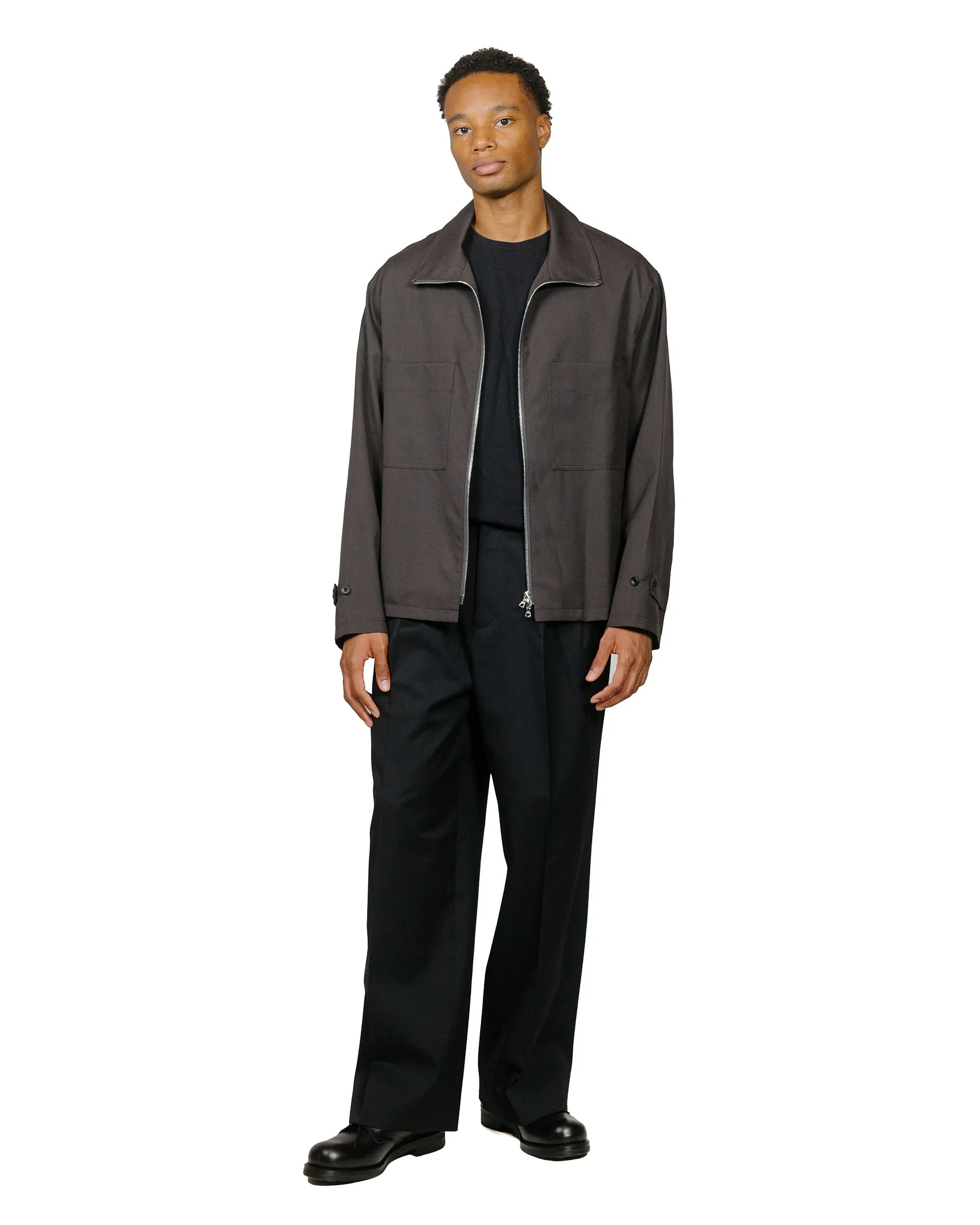 ssstein Drizzler Zip Up Jacket Grey Khaki