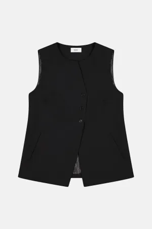Tailored Vest Black
