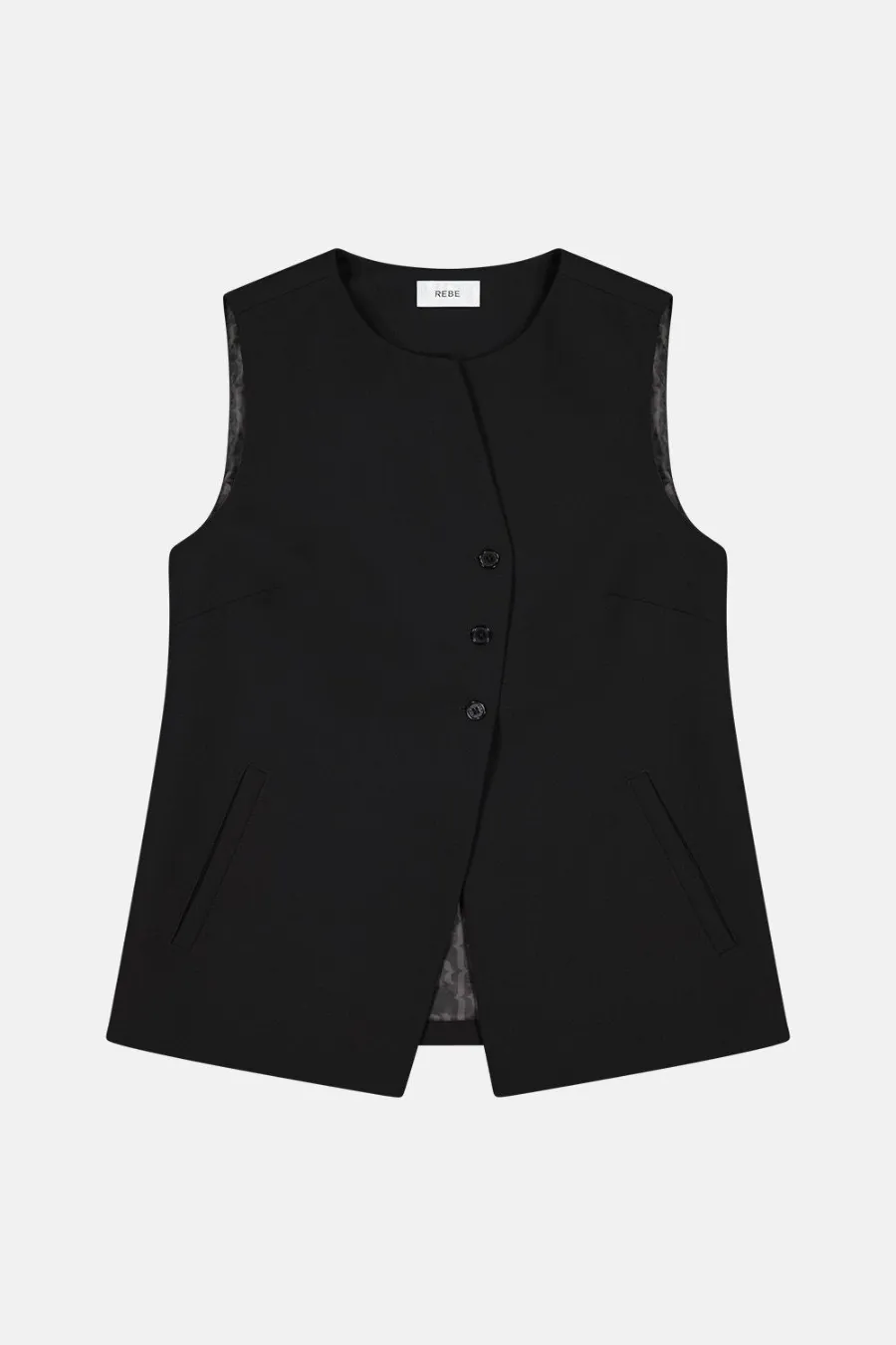 Tailored Vest Black