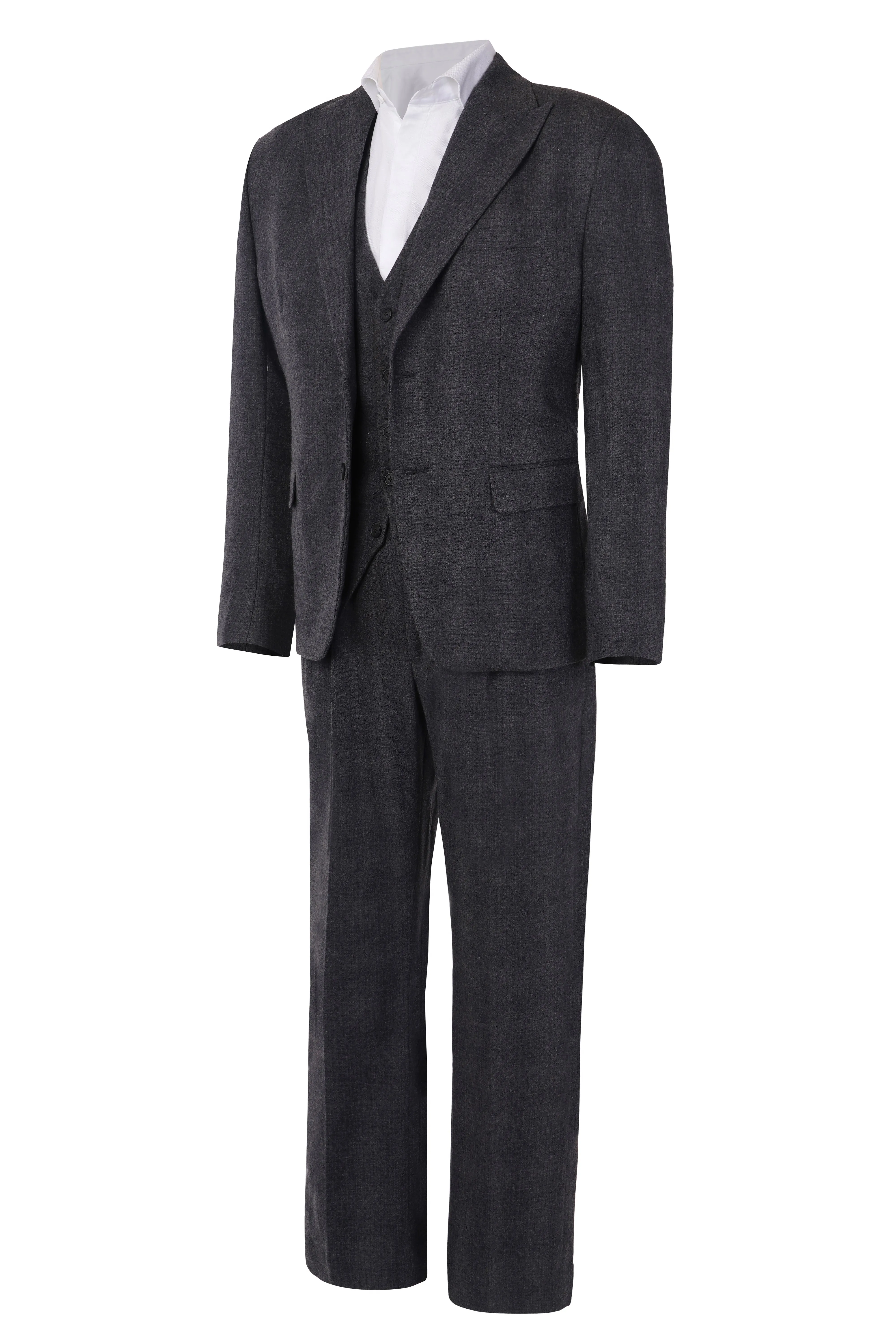 Tiger Shroff in Charcoal Grey Woolen Suit Set